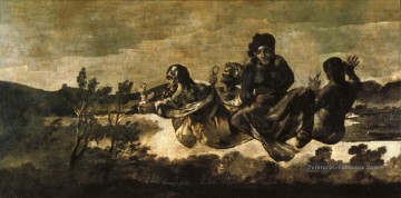Atropos Les Fates Francisco de Goya Peinture à l'huile
